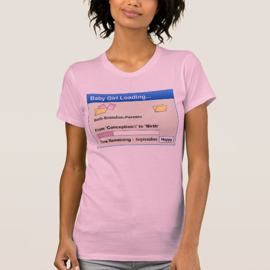 Kundengerecht - Mädchen-Laden T-Shirt (Vorderseite)
