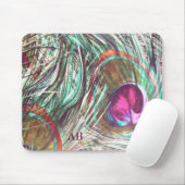 Kundengerecht: Pfaufedern Mousepad (Mit Mouse)