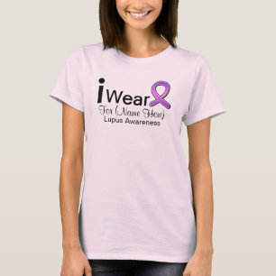 Kundengerecht trage ich ein Lupus-Band T-Shirt