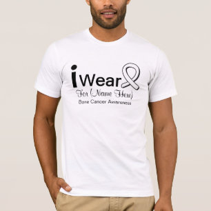 Kundengerecht trage ich Knochen-Krebs-Band T-Shirt