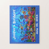 Kundengerecht unter dem Seegeburtstags-Puzzlespiel Puzzle (Vertikal)