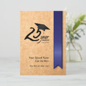 Kundengerechte 25 einladung (Stehend Vorderseite)