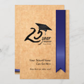 Kundengerechte 25 einladung (Vorne/Hinten)