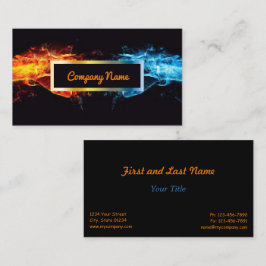 Kundengerechte 2 versahen Eis-Visitenkarte des Visitenkarte