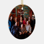 Kundengerechte 2 versahen Weihnachtsverzierung Keramik Ornament (Rechts)