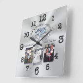 Kundengerechte 60., 70. oder 75. quadratische wanduhr (Winkel)