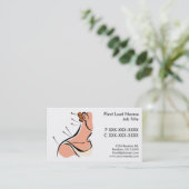 Kundengerechte Akupunktur-Visitenkarten Visitenkarte (Stehend Vorderseite)