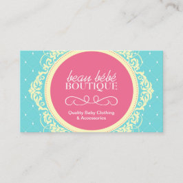 Kundengerechte Baby-Butike-Geschäfts-Karte Visitenkarte