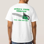 KUNDENGERECHTE Baum-Service-T - Shirts (Rückseite)