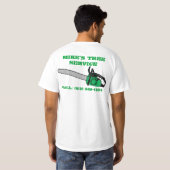 KUNDENGERECHTE Baum-Service-T - Shirts (Schwarz voll)