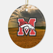 Kundengerechte Baum-Verzierung Keramik Ornament (Links)