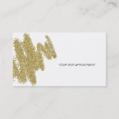 Kundengerechte Beautician-Visitenkarte Terminkarte (Rückseite)