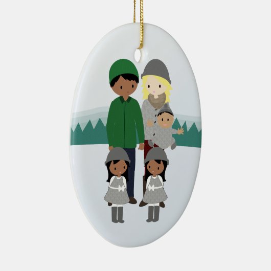 Kundengerechte Bi-Rassische Keramikornament (Rechts)