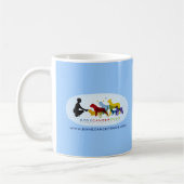 Kundengerechte blaue Tasse (Links)