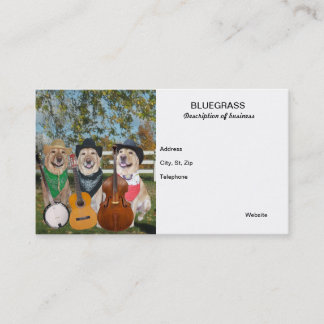 Kundengerechte Bluegrass-Labrador-Geschäfts-Karte Visitenkarte
