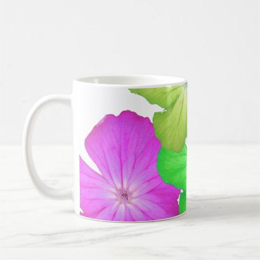 kundengerechte Blumen-KinderTasse Kaffeetasse (Links)
