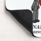 Kundengerechte Braut und Bräutigam Mousepad (Ecke)