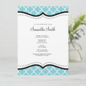 Kundengerechte Brautparty-Einladung Einladung (Stehend Vorderseite)