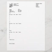 Kundengerechte Briefkopf (Vorderseite)