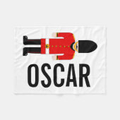 Kundengerechte britische Soldat-Fleece-Decke Fleecedecke (Vorderseite (Horizontal))