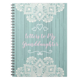 Kundengerechte Buchstaben zu meiner Enkelin Notizblock