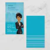 Kundengerechte Charakter-Visitenkarte-Vertikale Visitenkarte (Vorne/Hinten)