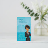 Kundengerechte Charakter-Visitenkarte-Vertikale Visitenkarte (Stehend Vorderseite)