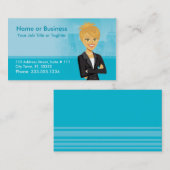 Kundengerechte Charakter-Visitenkarte Visitenkarte (Vorne/Hinten)