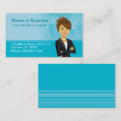 Kundengerechte Charakter-Visitenkarte Visitenkarte (Vorne/Hinten)