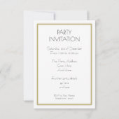 Kundengerechte Computerprogramm-Party Einladung (Rückseite)