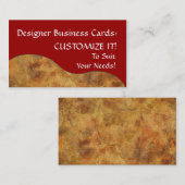 KUNDENGERECHTE Designer-Visitenkarten Visitenkarte (Vorne/Hinten)