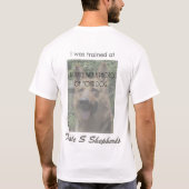 Kundengerechte Dreiergruppe S Shepherds T-Shirt (Rückseite)