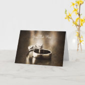 Kundengerechte Ehering-Karte Karte (Gelbe Blume)