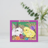 Kundengerechte Einladung Ostern-Freunde (Stehend Vorderseite)