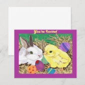 Kundengerechte Einladung Ostern-Freunde (Vorne/Hinten)