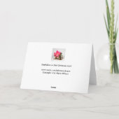 Kundengerechte Epiphyllum Weihnachtskarte Feiertagskarte (Rückseite)