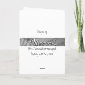 Kundengerechte Erntedank-Karte Feiertagskarte (Rückseite)