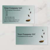 KUNDENGERECHTE Exterminator-Visitenkarte Visitenkarte (Vorne/Hinten)