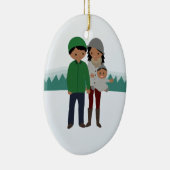 Kundengerechte Familie Verzierung der Keramikornament (Rechts)