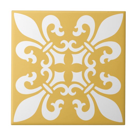 Kundengerechte Farbe French Fleur de Lys Pattern Fliese (Vorderseite)