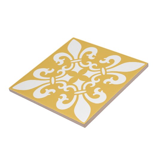 Kundengerechte Farbe French Fleur de Lys Pattern Fliese (Seite)