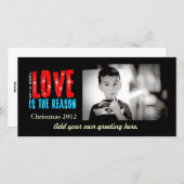 Kundengerechte Feiertagskarte (Vorne/Hinten)