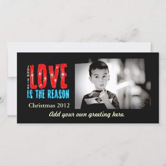 Kundengerechte Feiertagskarte (Vorderseite)