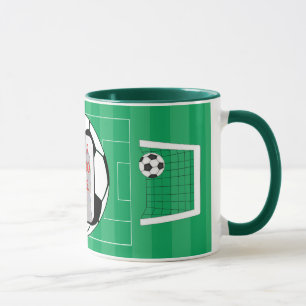 Kundengerechte Fotofußbalball-Foto-Tasse Tasse