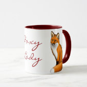 Kundengerechte Foxy Dame Mug Tasse (VorderseiteRechts)
