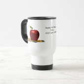 KUNDENGERECHTE Frau Teacher Travel Mug Reisebecher (Vorderseite Links)