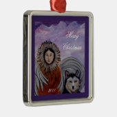 Kundengerechte frohe Weihnacht-Engels-Verzierung Ornament Aus Metall (Rechts)