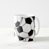 Kundengerechte Fußbälle Tasse (VorderseiteRechts)