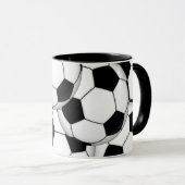 Kundengerechte Fußbälle Tasse (VorderseiteRechts)
