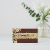 KUNDENGERECHTE Gänseblümchen Geschäfts-Karten des Visitenkarte (Stehend Vorderseite)